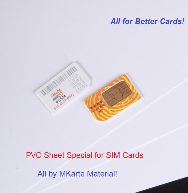 Special Sheet Materials Pvc Plastic Sheet For SIM Card Body Production
